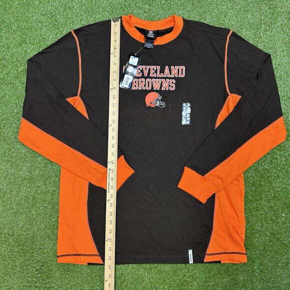 NFL Cleveland Browns Long Sleeve Tee T-Shirt Mens Size Medium NWT - Picture 6 of 7